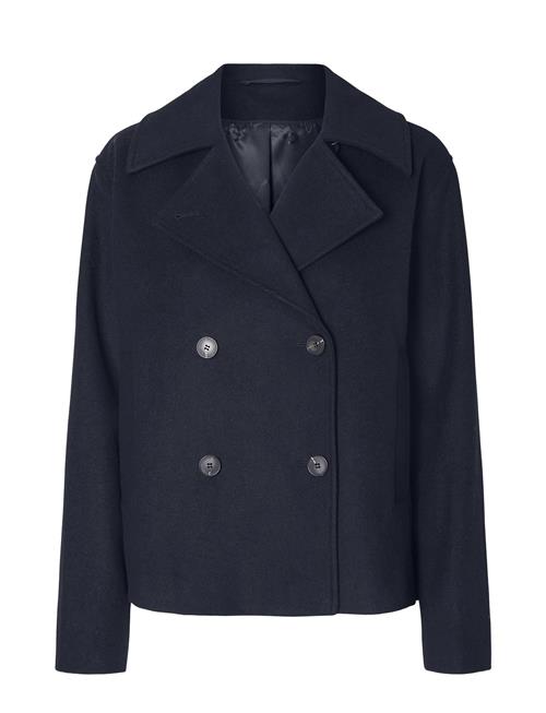 Selected Femme Slfalma Short Wool Jacket Noos Selected Femme Navy