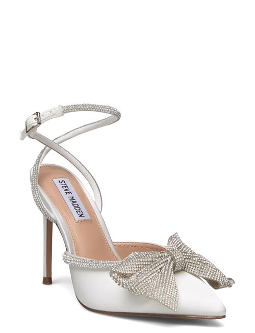 Se Steve Madden Vamonos Sandal Steve Madden Silver ved Booztlet