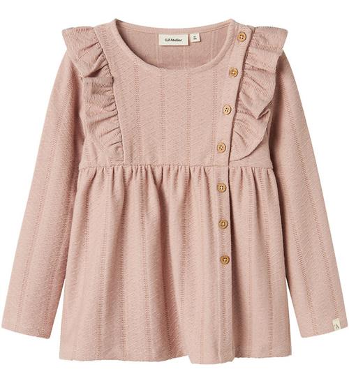 Se Lil Atelier Bluse - NmfOminas - Shadow Grey ved KidsWorld