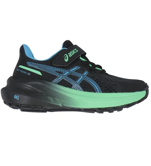 Se Asics Asics Sko - GT-1000 13 PS - Sort/Digital Aqua ved KidsWorld