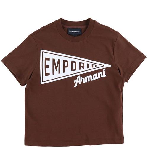 Emporio Armani Emporio Armani T-shirt - Chicory Coffee/Hvid