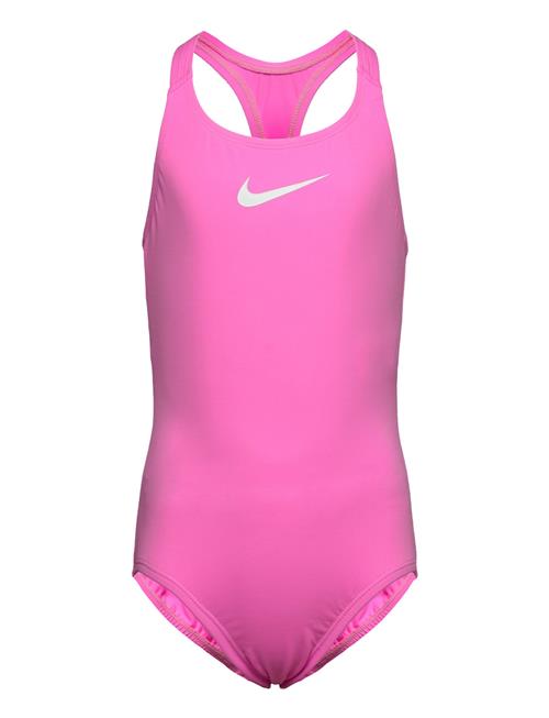 Se NIKE SWIM Nike Racerback Piece NIKE SWIM Pink ved Booztlet