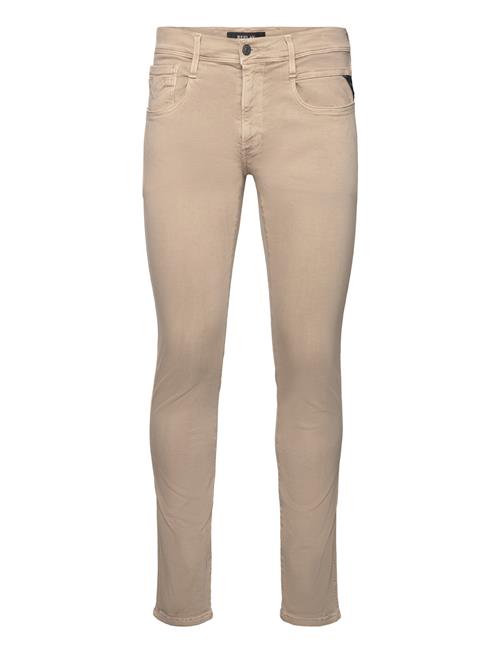 Replay Anbass Trousers Slim Hyperflex Colour Xlite Replay Cream