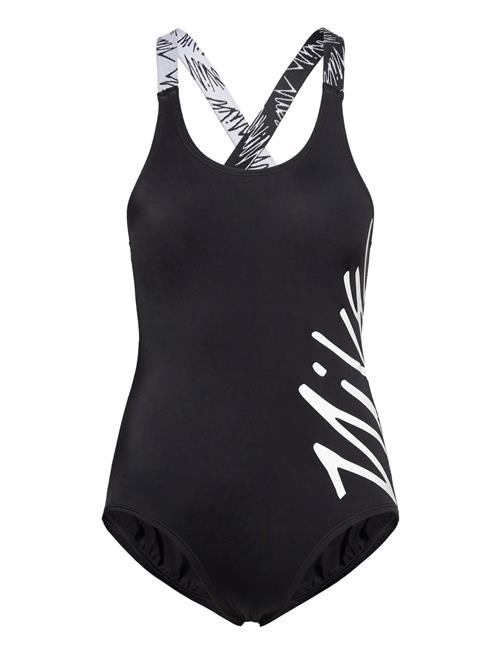 Se NIKE SWIM Nike G Crossback Piece Scr NIKE SWIM Black ved Booztlet