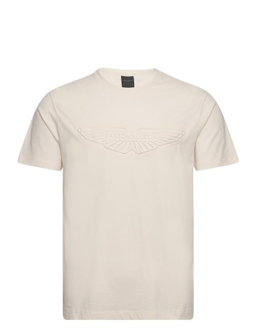 Hackett London Am Emboss Tee Hackett London Cream