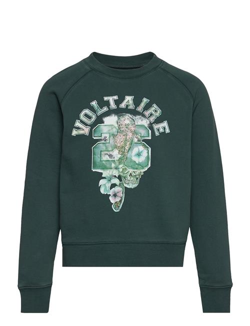 Se Zadig & Voltaire Kids Sweatshirt Zadig & Voltaire Kids Green ved Booztlet