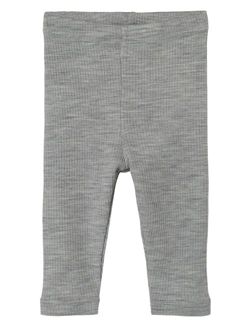 Se Lil'Atelier Nbmfable Wool Leggings Lil Lil'Atelier Grey ved Booztlet