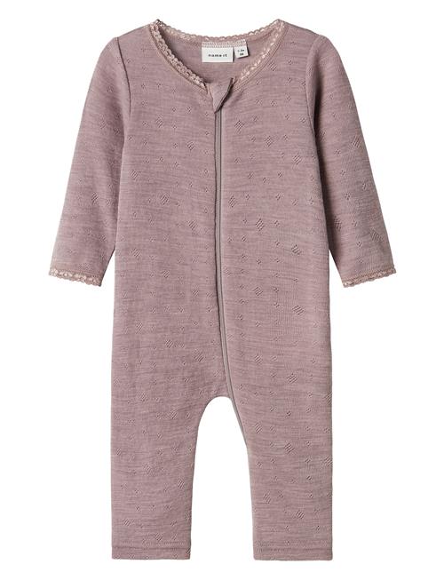 Se name it Nbfwang Wool Needle Nightsuit Solid Name It Purple ved Booztlet