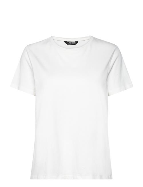 Se Lauren Ralph Lauren Cotton Jersey Tee Lauren Ralph Lauren White ved Booztlet