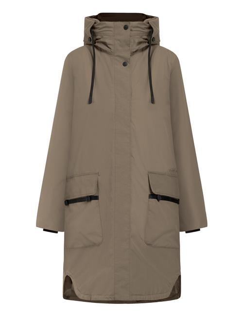 Aiko Wns Parka Didriksons Beige