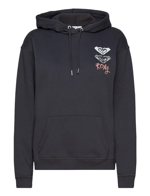 Se Roxy Surf Stoked Hoodie Brushed A Roxy Black ved Booztlet