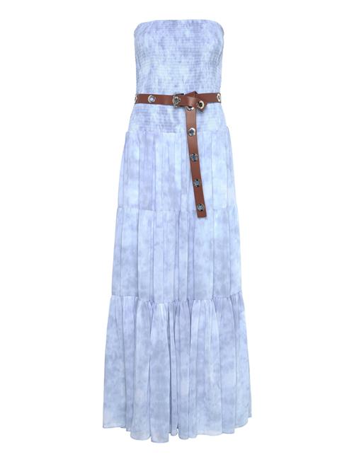 Michael Kors Sunbleach Maxi Smock Drs Michael Kors Blue