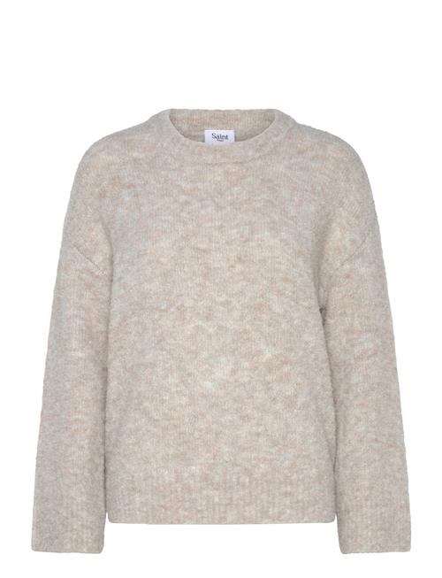 Se Saint Tropez Gelasz Pullover Saint Tropez Beige ved Booztlet