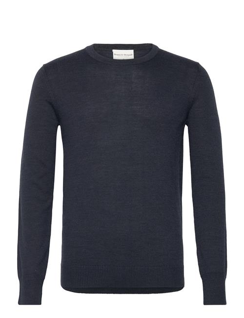 Se Bruun & Stengade Bs Jupiter Regular Fit Knitwear Bruun & Stengade Navy ved Booztlet