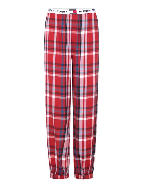 Se Tommy Hilfiger Flannel Cuffed Pant Tommy Hilfiger Red ved Booztlet