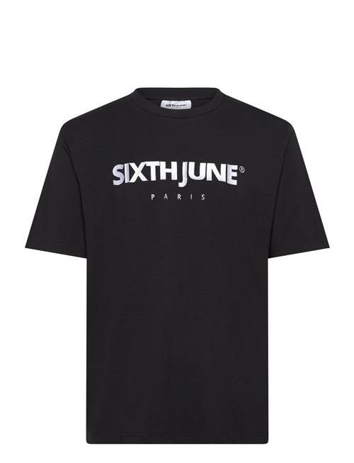 Se SIXTH JUNE Essentiel Ss Tshirt SIXTH JUNE Black ved Booztlet