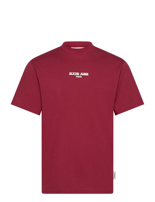 Take The Risk Printed Ss Tshir SIXTH JUNE Red