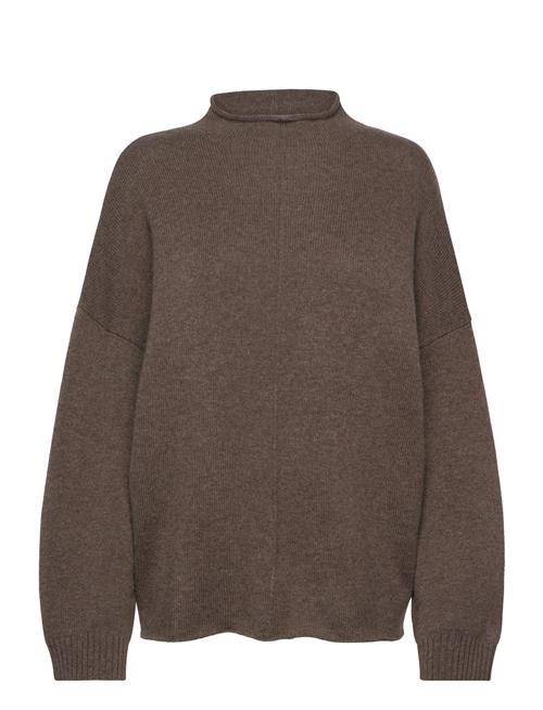 Se Davida Cashmere Over D Half Turtleneck Davida Cashmere Brown ved Booztlet