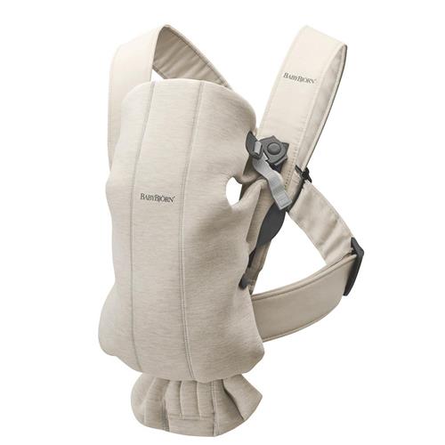 Se BabyBjörn Mini 3D Jersey Bæresele Lysbeige | Beige | 0-3 ved Babyshop