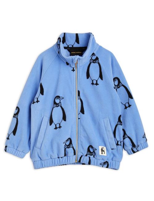 Se Mini Rodini Penguin Fleecejakke Blå | Blå | 92/98 cm ved Babyshop