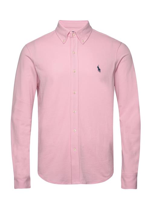 Polo Ralph Lauren Featherweight Mesh-Lsl-Knt Polo Ralph Lauren Pink