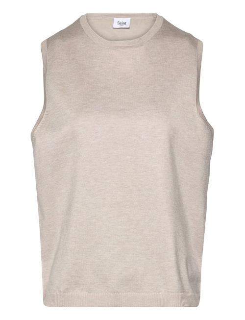 Se Saint Tropez Milasz Vest Saint Tropez Grey ved Booztlet