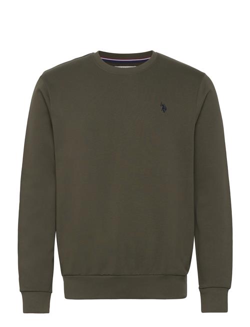 Se U.S. Polo Assn. Uspa Sweat O Neck Adler Men U.S. Polo Assn. Khaki ved Booztlet