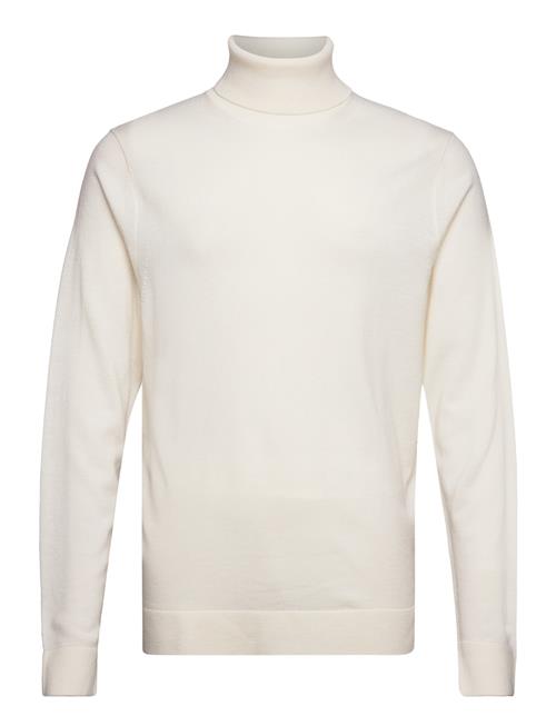 Se Calvin Klein Merino Rws Turtle Neck Calvin Klein Cream ved Booztlet