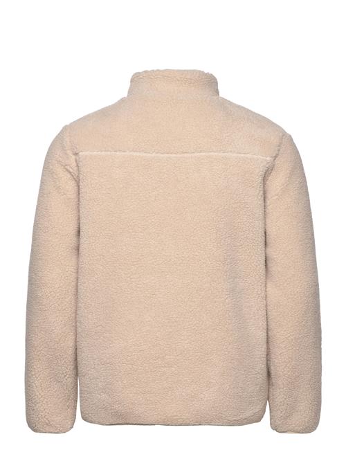 Knowledge Cotton Apparel Teddy Fleece Zip Sweat - Grs/Vegan Knowledge Cotton Apparel Beige