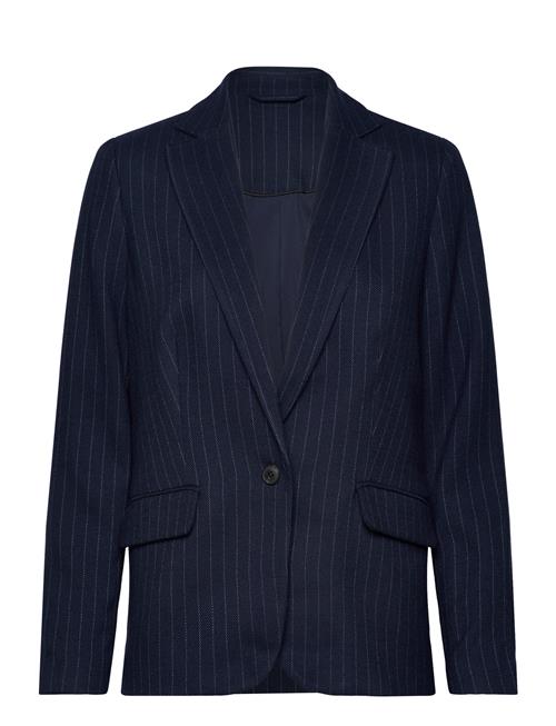 Pinstripe Blazer Tom Tailor Navy