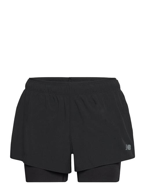 Se New Balance Rc 2-In-1 Short 3" New Balance Black ved Booztlet