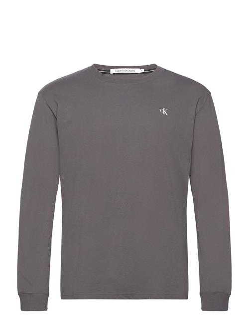 Calvin Klein Jeans Institutional Ls Graphic Tee Calvin Klein Jeans Grey