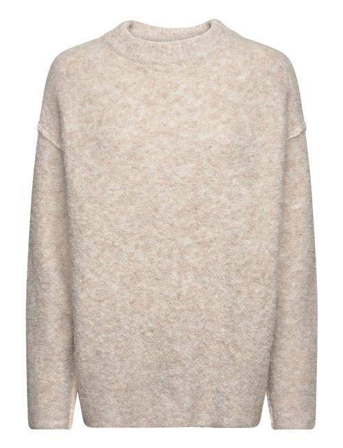 Se NORR Filine Knit Top NORR Beige ved Booztlet