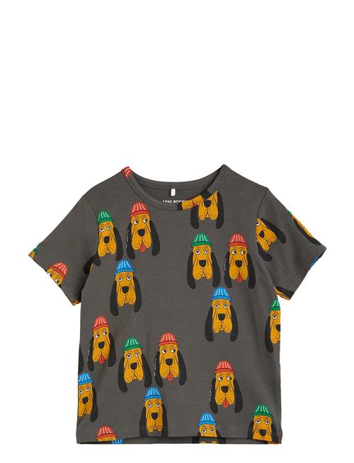 Mini Rodini Bloodhound Aop Ss Tee Mini Rodini Grey