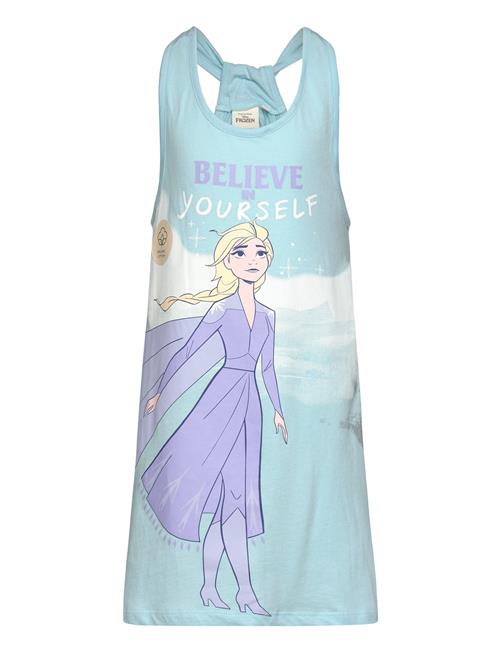 Disney Dress Without Sleeve Disney Blue