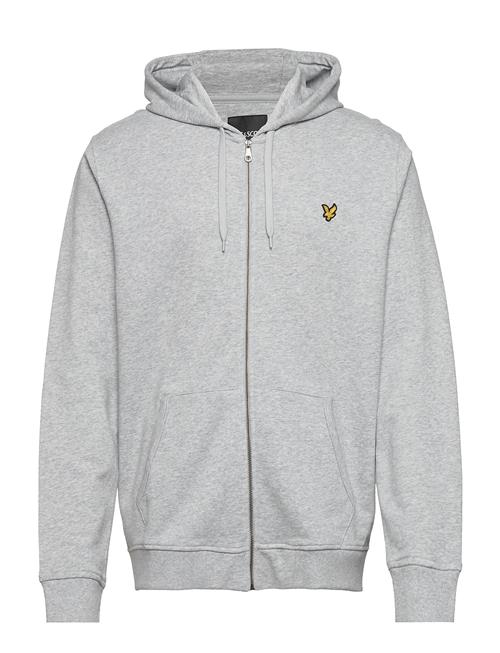 Se Lyle & Scott Zip Through Hoodie Lyle & Scott Grey ved Booztlet