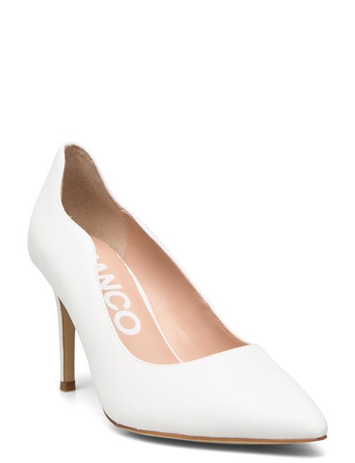 Se Bianco Biachic Wave Pump Nappa Bianco White ved Booztlet