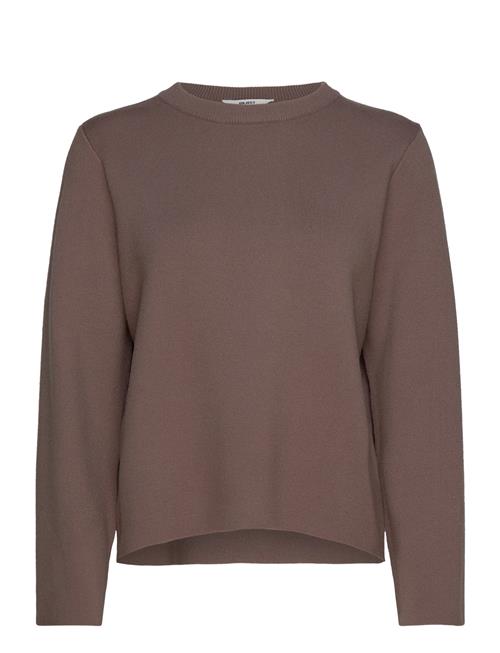 Object Objreynard Square Sleeve O-Neck Noos Object Brown