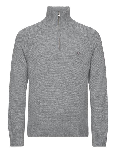 GANT Bicolored Raglan H-Zip GANT Grey