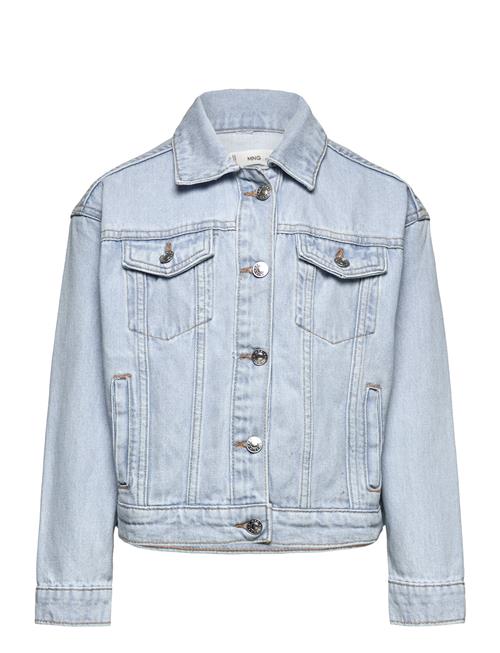 Se Mango Pocketed Denim Jacket Mango Blue ved Booztlet