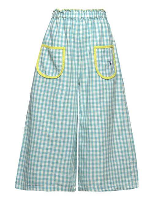 Se Bobo Choses Vichy Woven Culotte Pants Bobo Choses Blue ved Booztlet