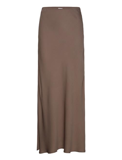 Twist & Tango Tyne Satin Midi Skirt Twist & Tango Brown