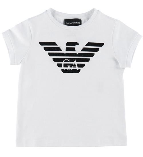 Emporio Armani T-shirt - Hvid m. Sort