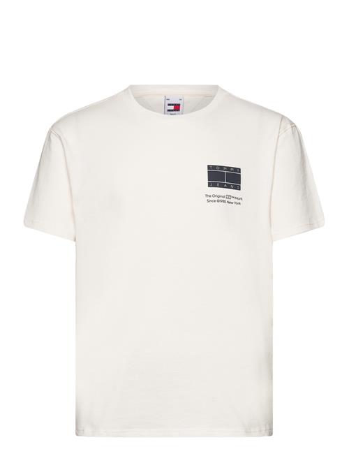 Tommy Jeans Tjm Reg Essential Cb Flag Tee Tommy Jeans White