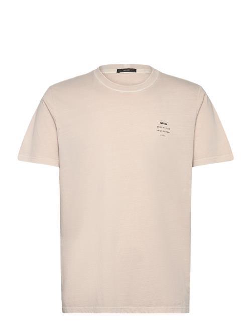 Se NEUW Organic Neuw Band Tee NEUW Cream ved Booztlet