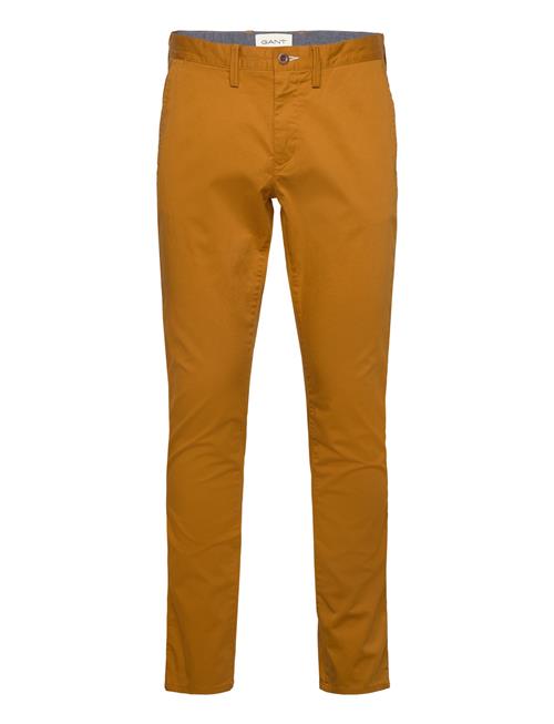 Se GANT Slim Twill Chinos GANT Yellow ved Booztlet