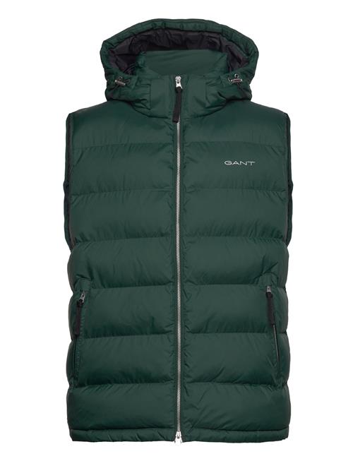 Se GANT Active Cloud Vest GANT Green ved Booztlet