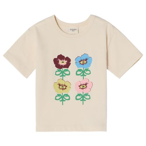 Se Kuling GOTS Santorini T-shirt Astrid Wilson | Hvid | 86/92 cm ved Babyshop