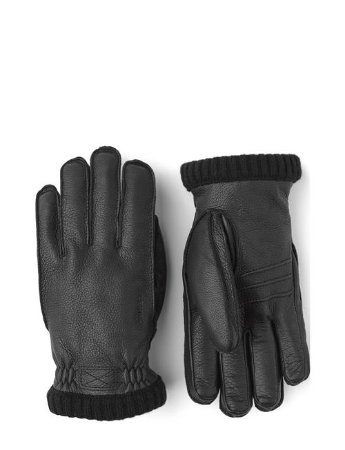 Se Hestra Deerskin Primaloft Rib Hestra Black ved Booztlet