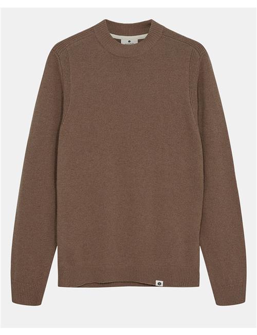 Se Anerkjendt Akrico Lambswool Knit Anerkjendt Brown ved Booztlet